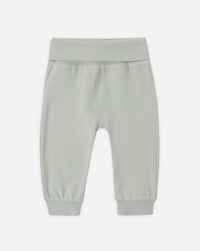Light gray sweatpants on a white background
