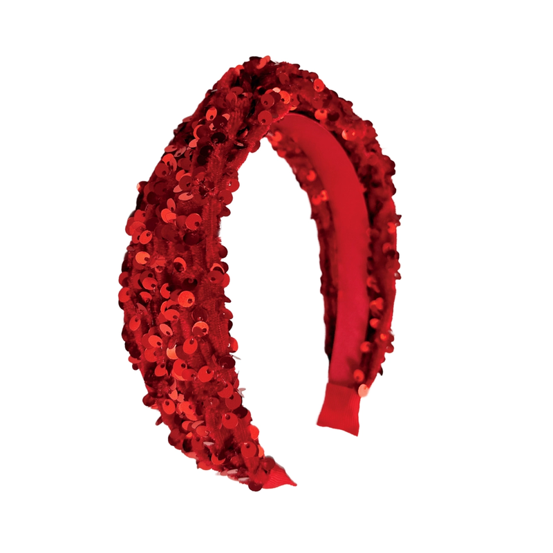 Red Sequin Headband