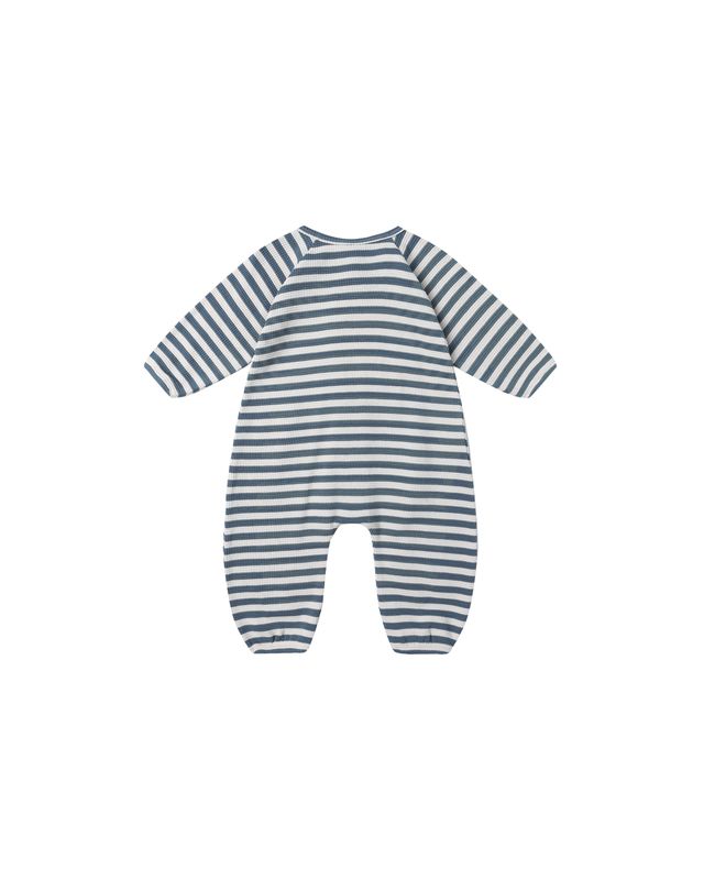 Ocean Stripe Waffle Jumpsuit