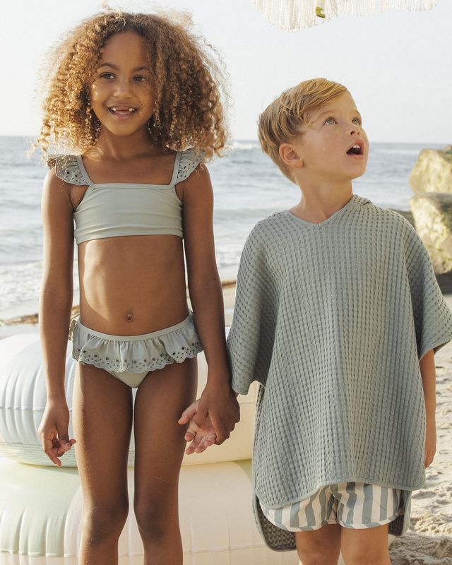 Sea Green Beach Poncho