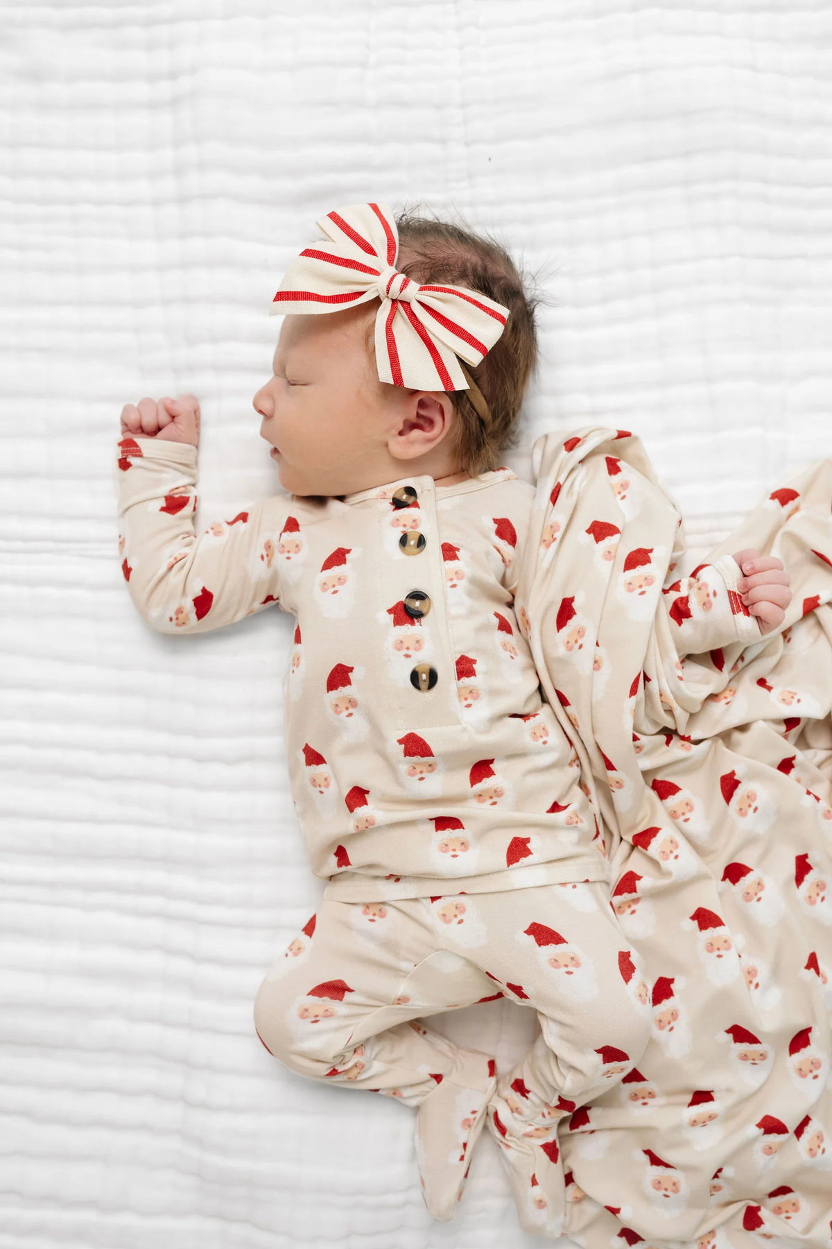 Santa Baby Bamboo Pajama Set