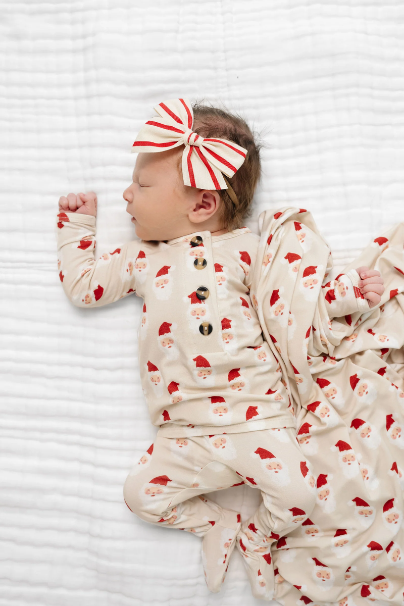 Santa Baby Bamboo Pajama Set