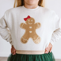 Gingerbread Sequin Pullover