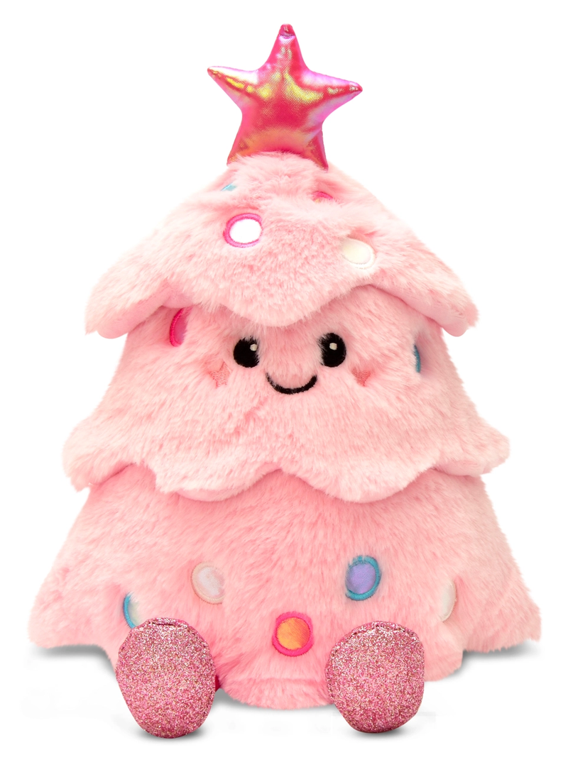 Pink Christmas Tree Plush