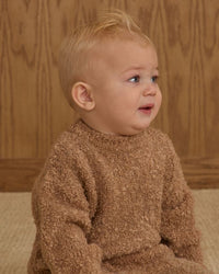 Toffee Boucle Aspen Sweater