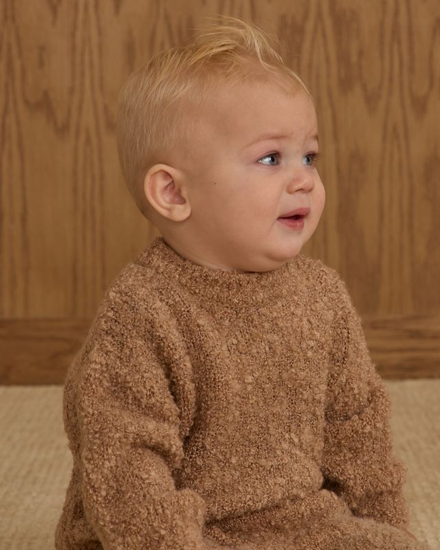 Toffee Boucle Aspen Sweater