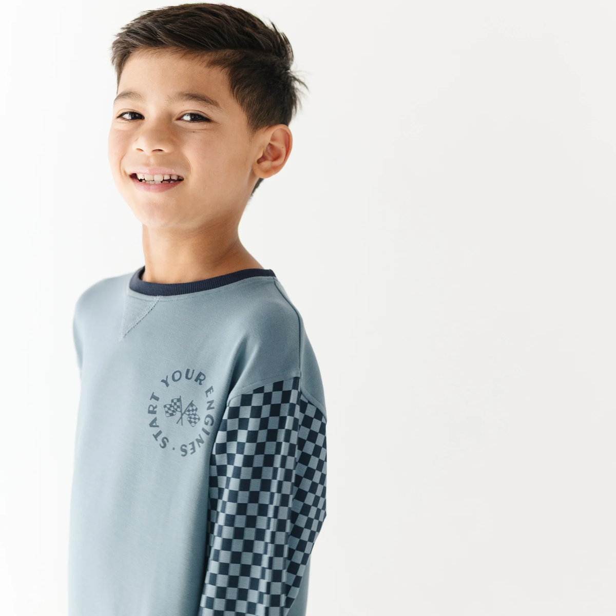 Start Your Engines Bamboo Terry Pullover