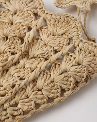Shell Straw Purse