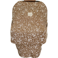 Brown Floral Bamboo Multi-Use Cover