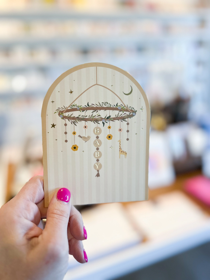 Baby Mobile Greeting Card
