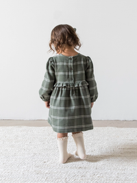 Cypress Plaid Ruffle Dress