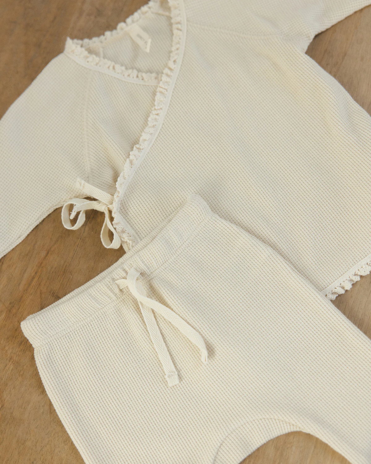 Ivory Waffle Take Home Set