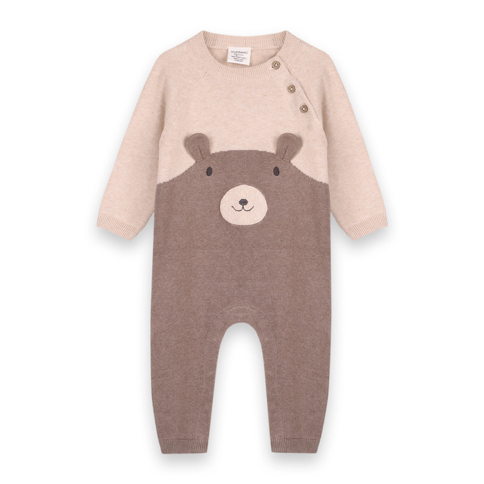 Cuddly Bear Knit Jumpsuit