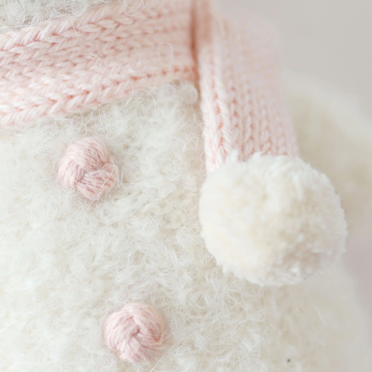 Blush Baby Snowman Knitted Doll