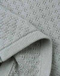 Steel Blue Knit Cardigan