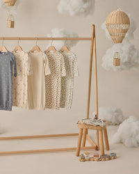 Elephants Bamboo Gown + Hat Set