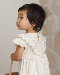 Petit Fleur Pointelle Ruffle Dress