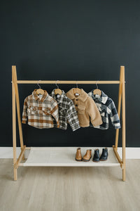 Charcoal Flannel Shacket