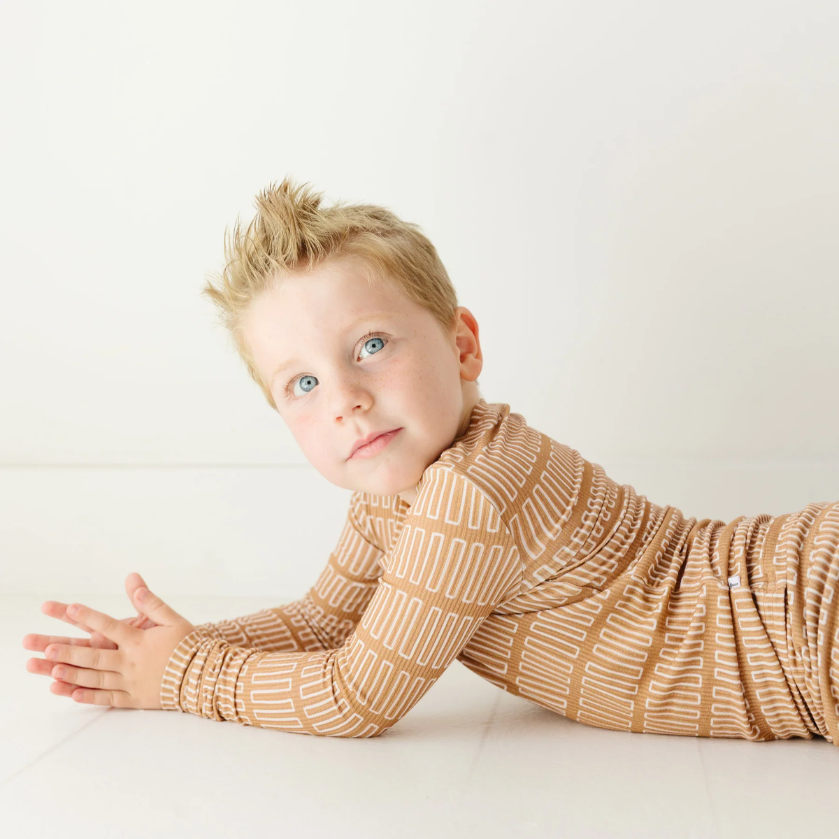 Neutral Lines Small Ribbed Pajama Set