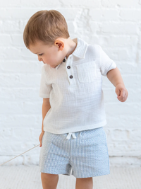 Shore Stripe Seersucker Shorts