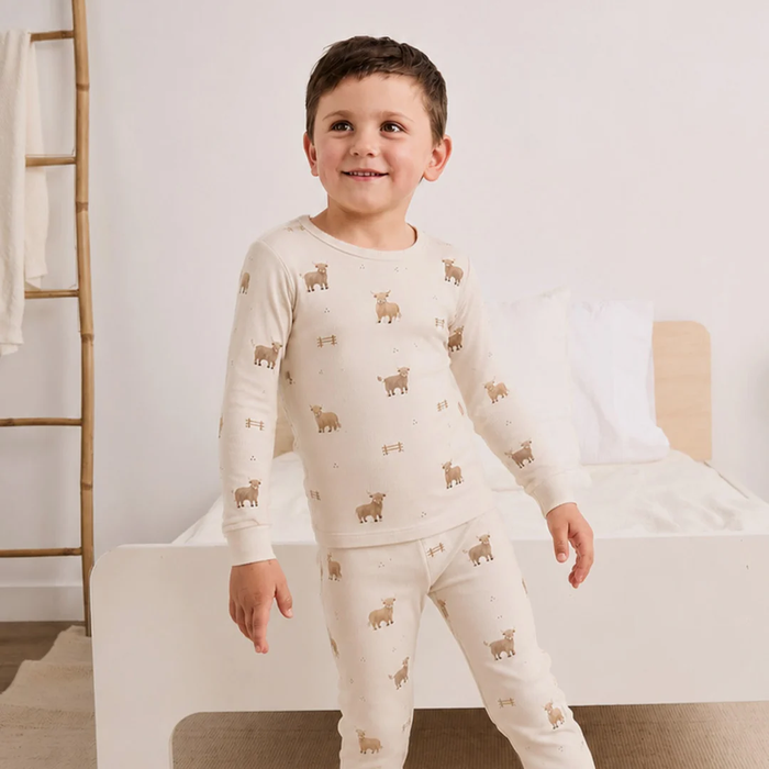 Highland Cow Modal Pajama Set