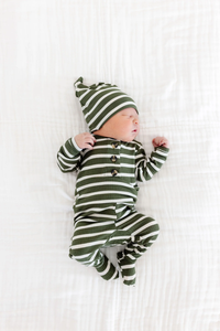 Spruce Stripe Bamboo Pajama Set