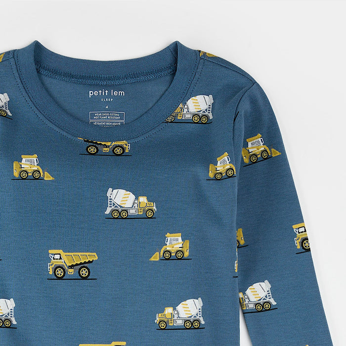 Construction Truck Pajama Set