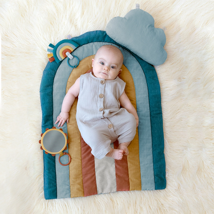 Rainbow Tummy Time Mat Set