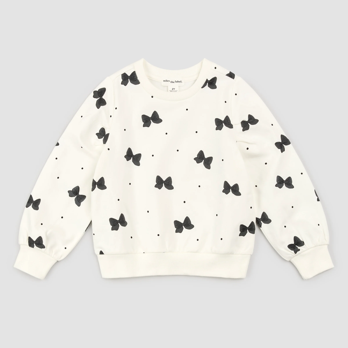 Glitter Bow Sweatshirt