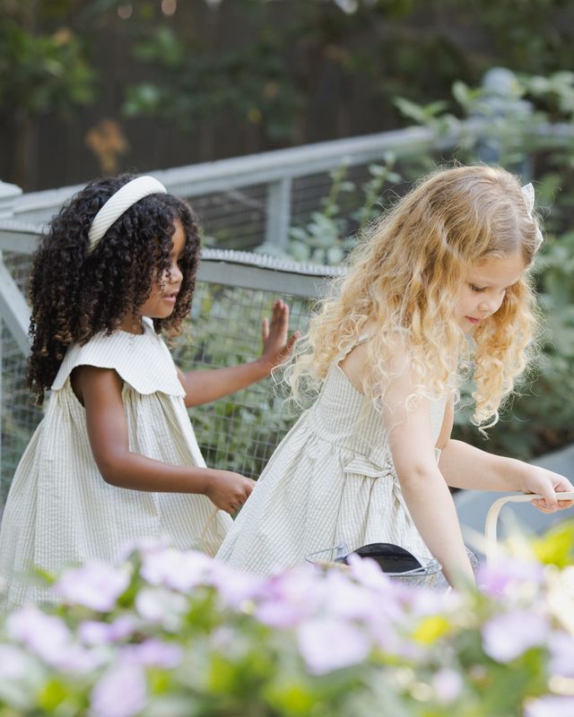 Sky Stripe Betsy Dress