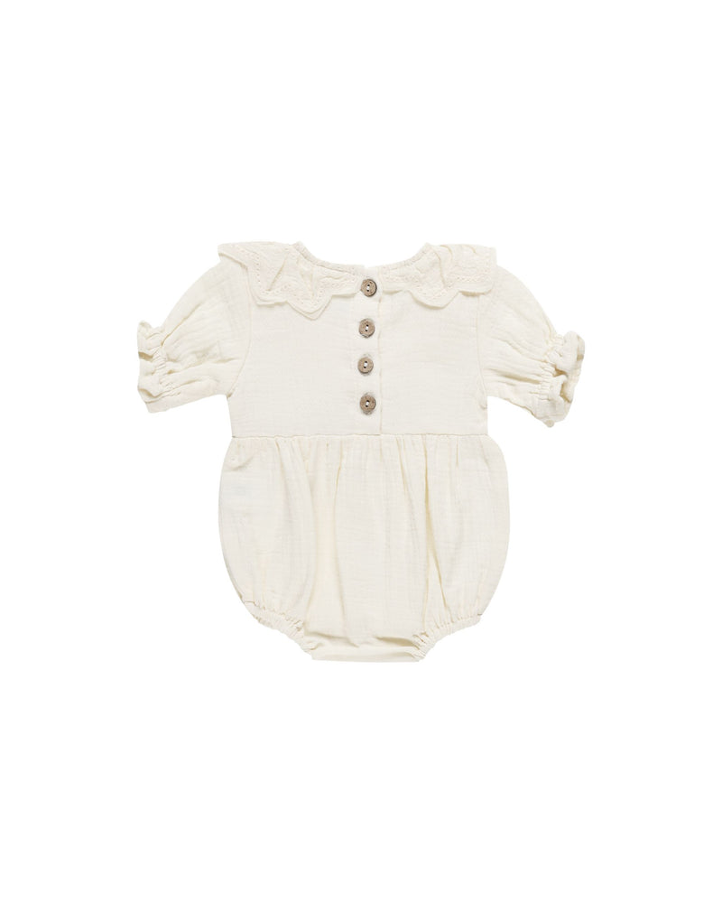 Ivory Collared Romper