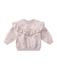 Bows Ruffle Sweatshirt