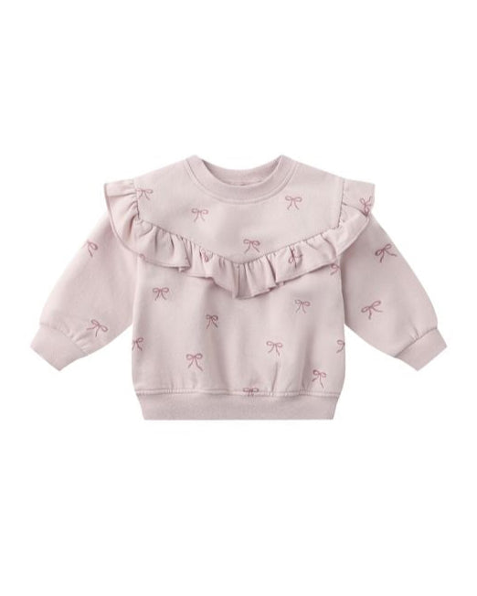 Bows Ruffle Sweatshirt