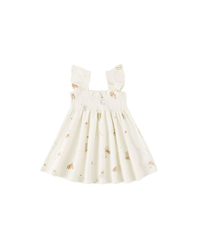 Carnival Smocked Jersey Dress