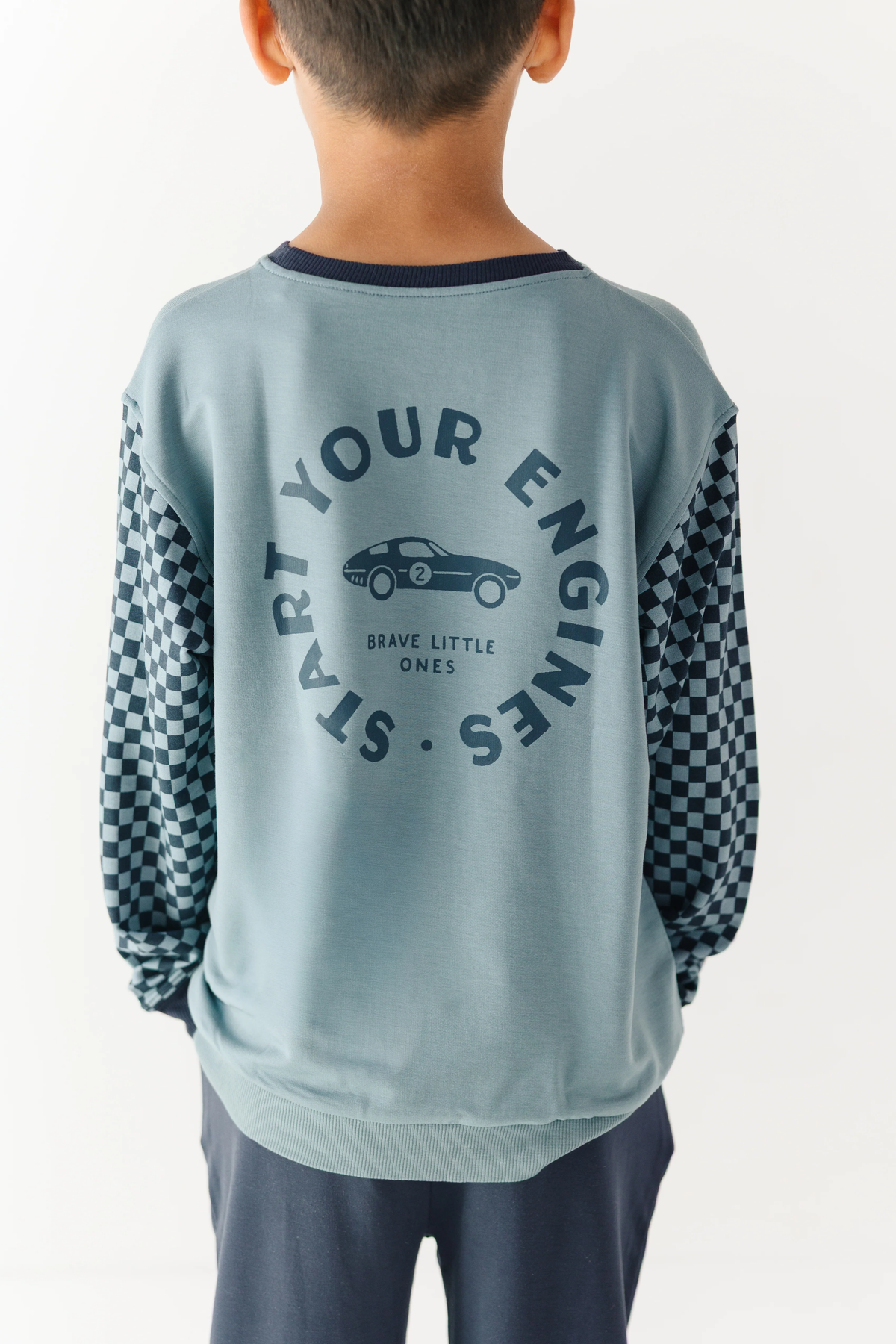Start Your Engines Bamboo Terry Pullover