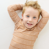 Neutral Lines Small Ribbed Pajama Set