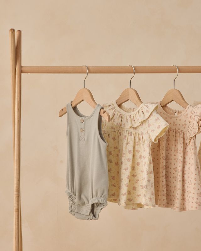 Flower Field Ruffle Collar Dress