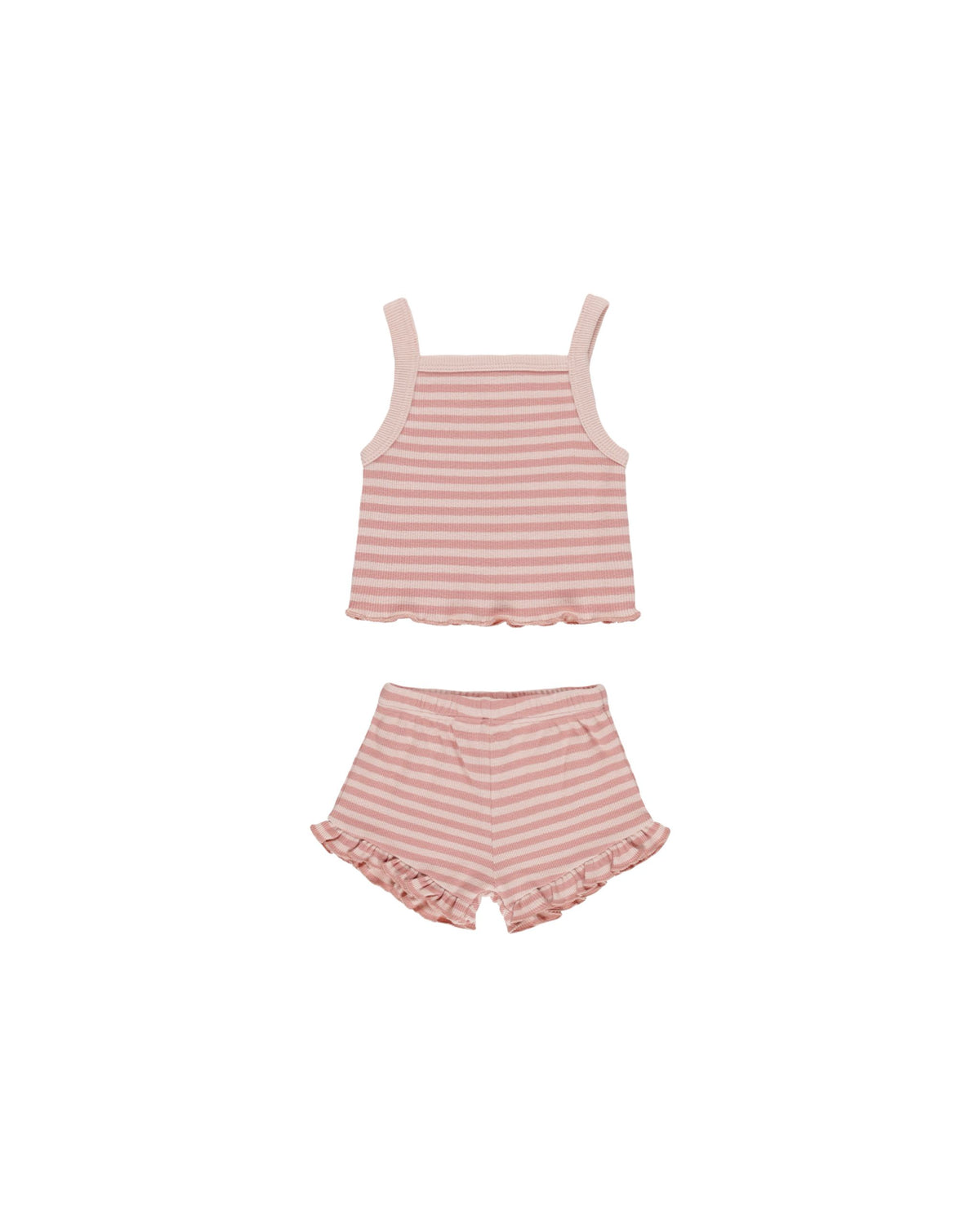 Pink Stripe Evie Tank + Shortie Set