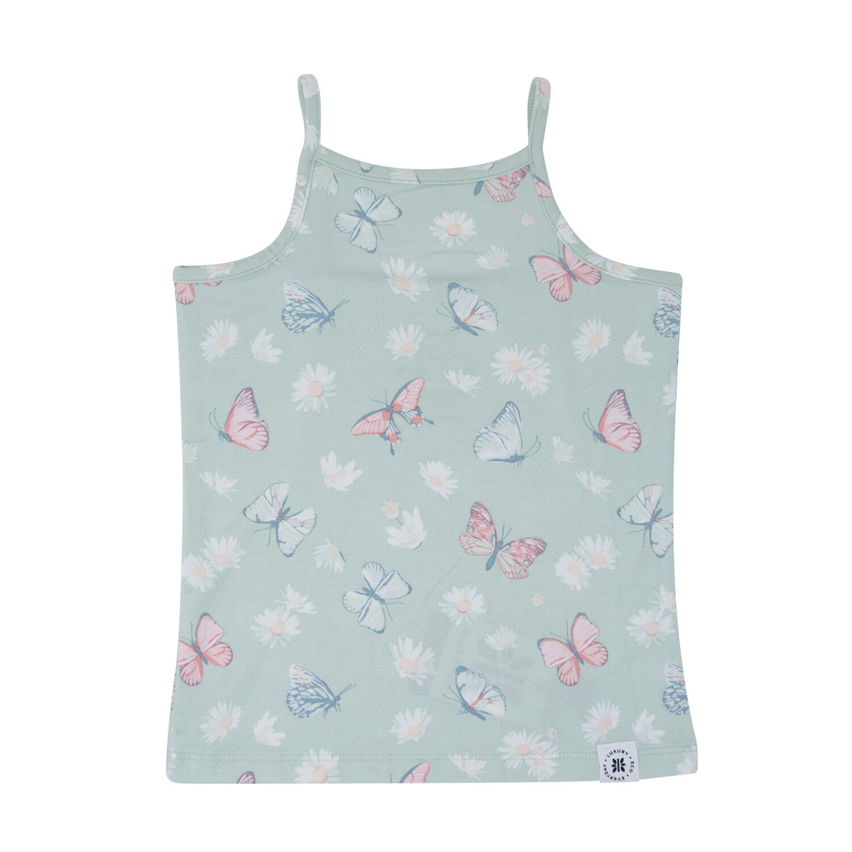 Mint Butterfly Daisy Cami