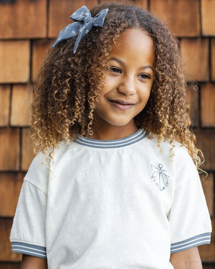 Anchor Bow Ringer Tee