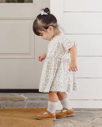 Blue Floral Bamboo Babydoll Dress