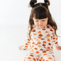 Big Pumpkins Small Ribbed Pajama Set