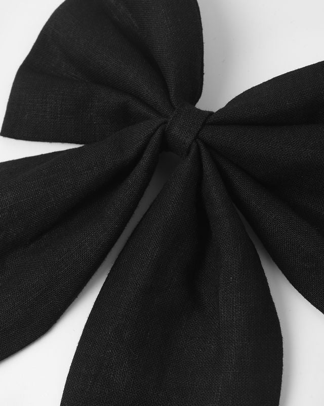 Black Oversized Bow