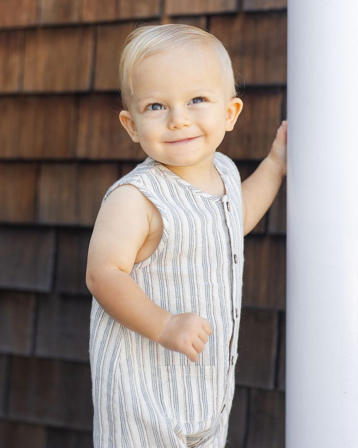 Nautical Stripe Woven Jumpsuit