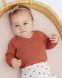 Red Gingham Little Knot Headband