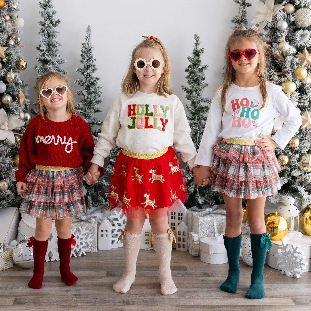 Holiday Plaid Tutu Skirt