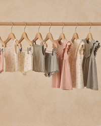 Sage Pointelle Tank + Shortie Set