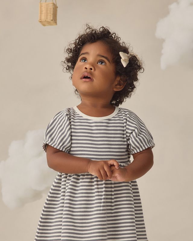 Ocean Stripe Annie Dress