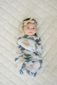Patchwork Muslin Swaddle Blanket