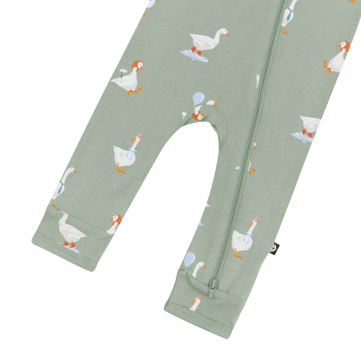 Silly Goose Bamboo Zippered Romper